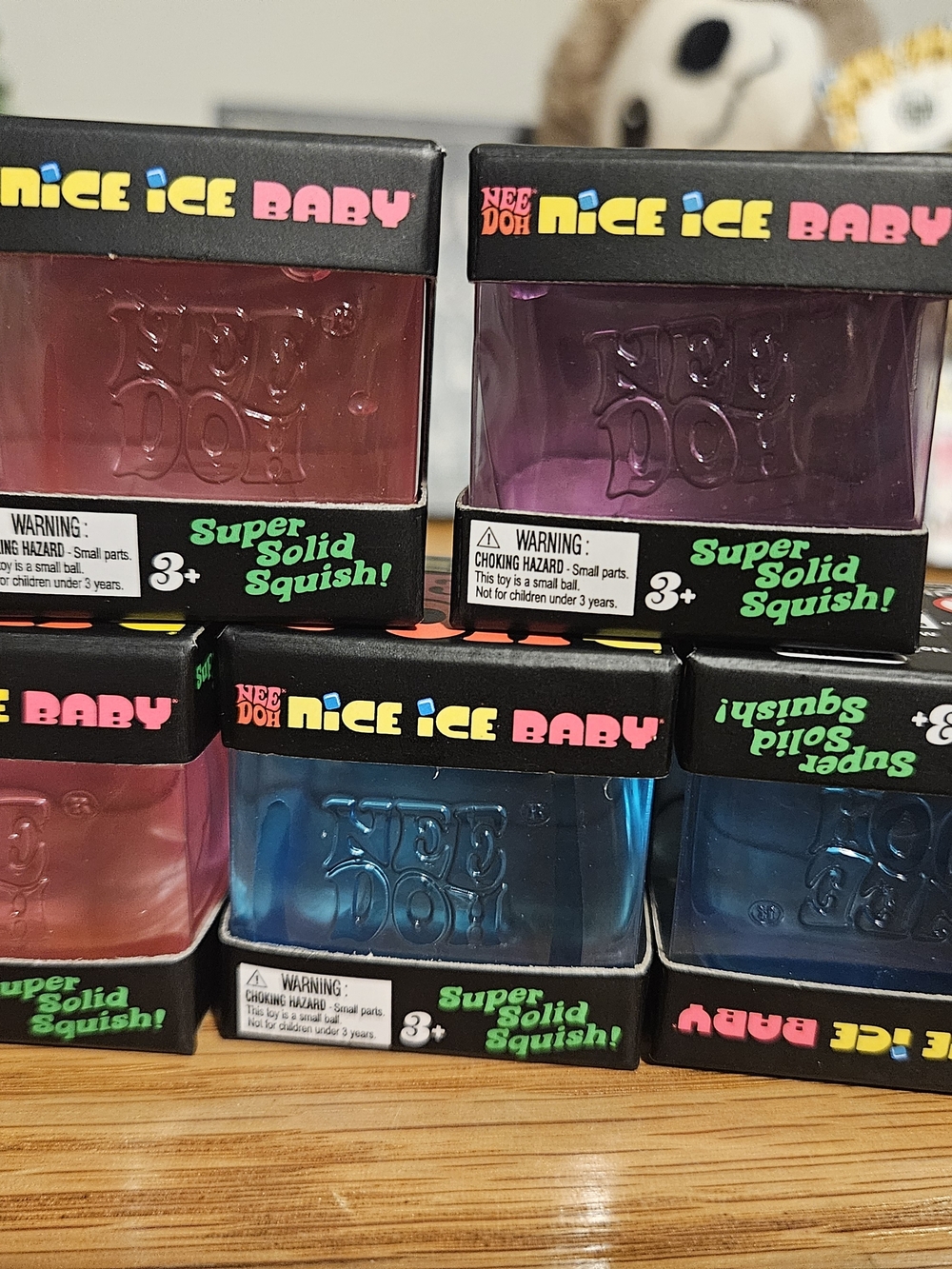 Nice Ice Baby Super Solid Squish Toy - Blue